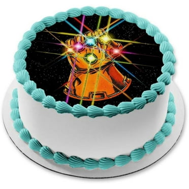 10" x 7.5" Avengers Endgame Personalised Edible Birthday Cake Topper A4